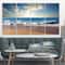 Designart - Sea Sunset - Seascape Photography Canvas Art Print